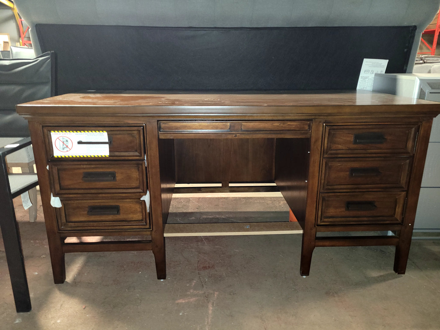 Caruth Executive Desk (Brown)