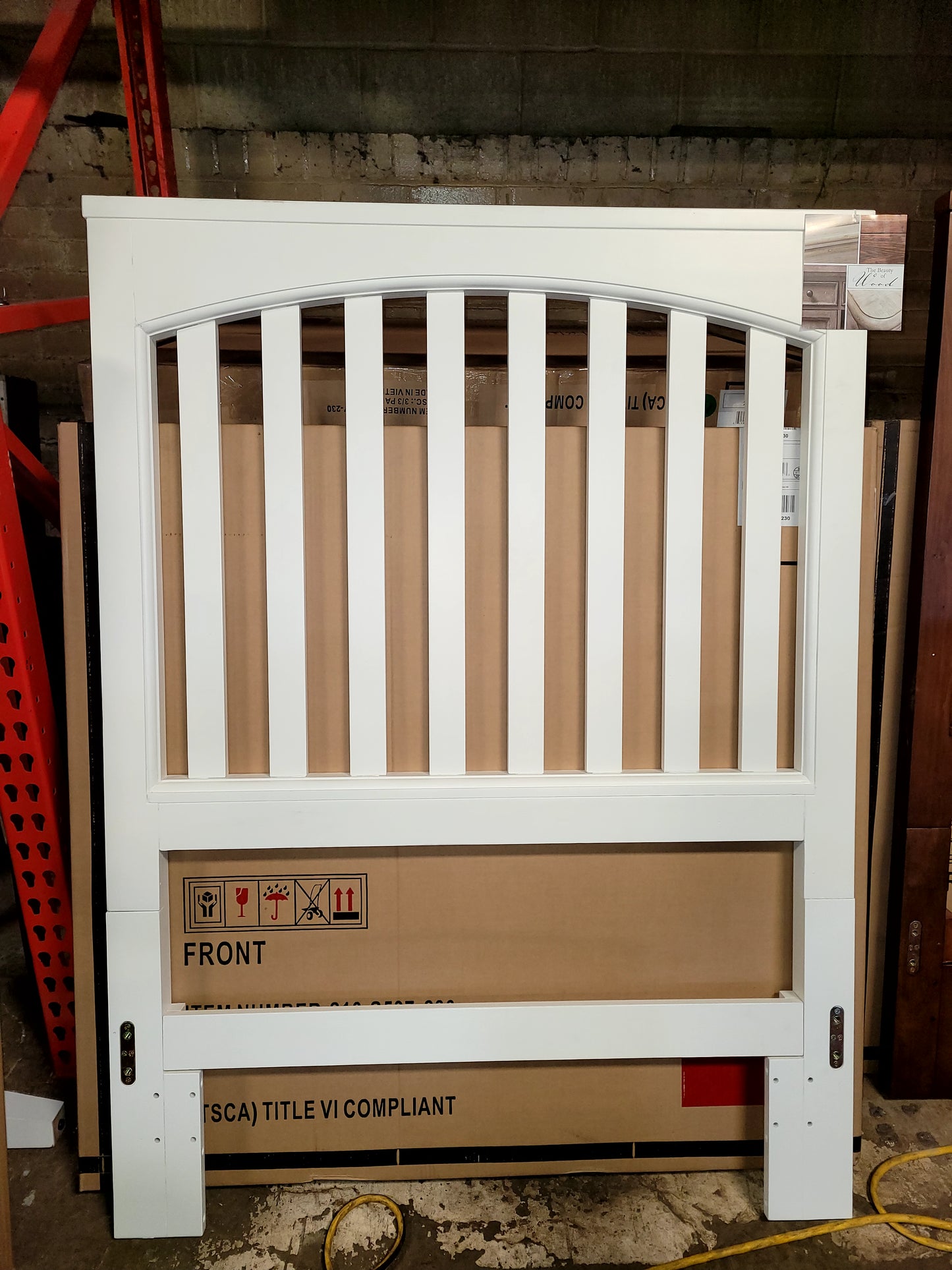 Twin Wood Headboard (white) 210-S537-230