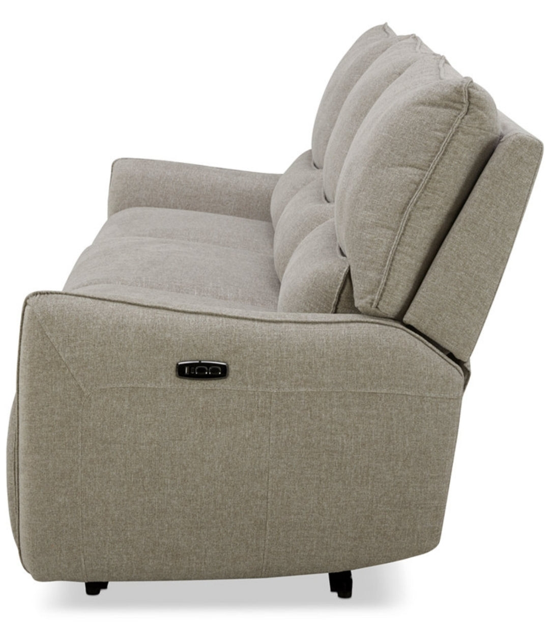 Olper 3-Pc. Fabric Zero Wall Sectional Sofa w/ 3 power recliners