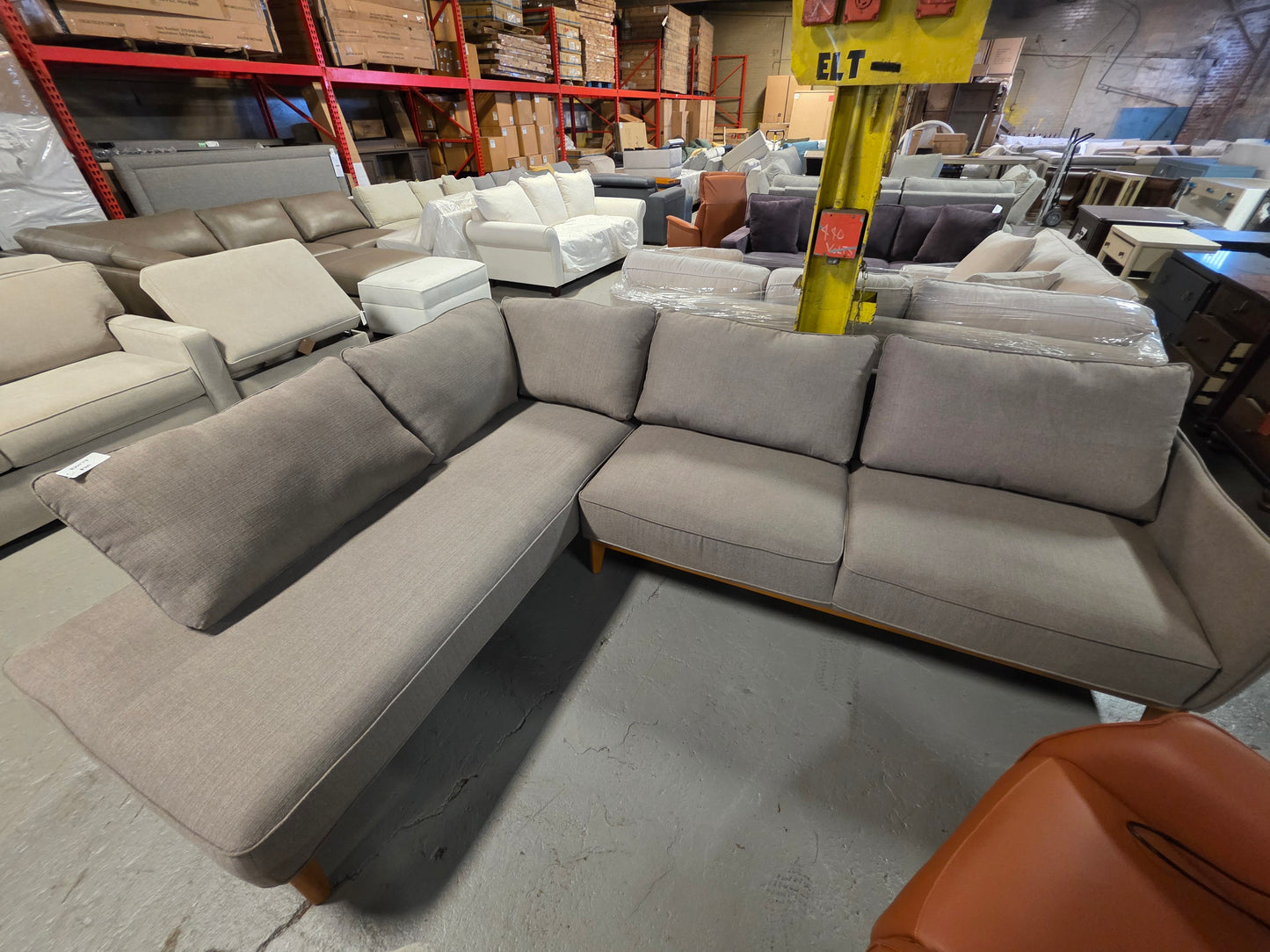 Jollene 113" 2-Pc. Fabric Sectional (Slate Grey)