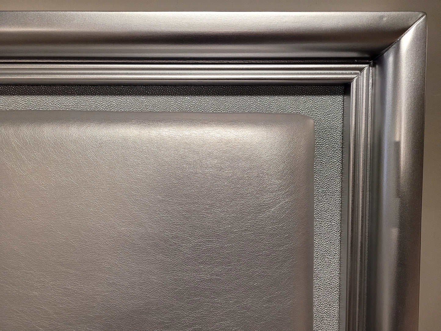 King- Silver Light up Headboard & Footboard