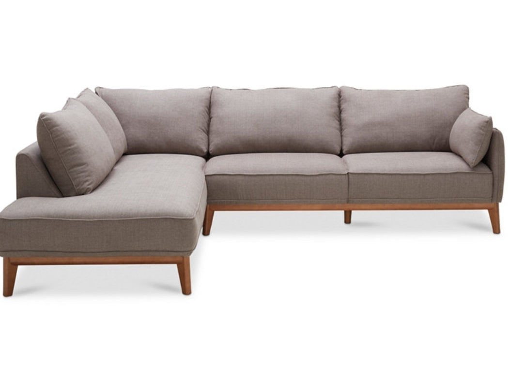 Jollene 113" 2-Pc. Fabric Sectional (Slate Grey)