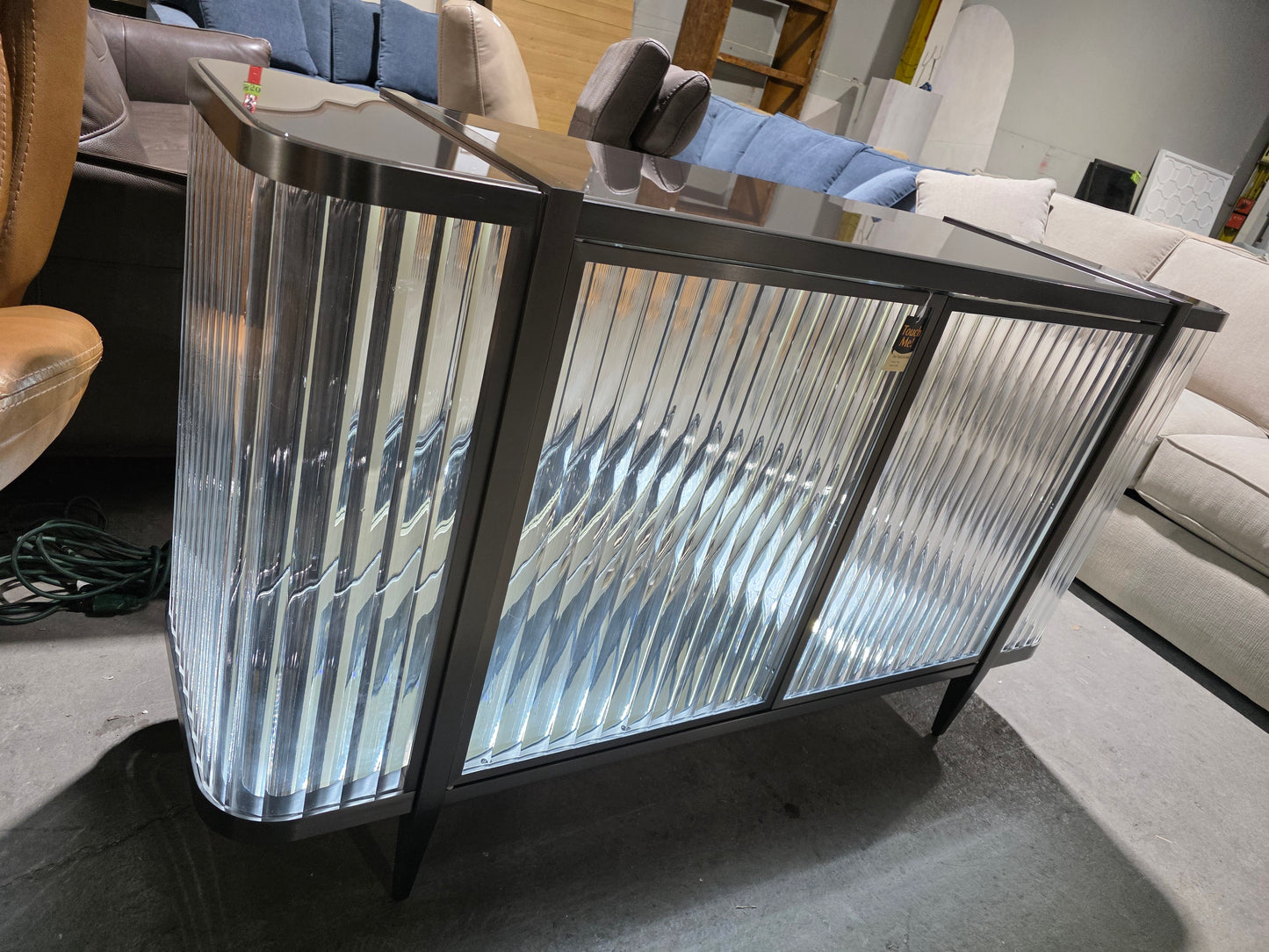 Caracole Classic Stop And Stare Sideboard Chrome
