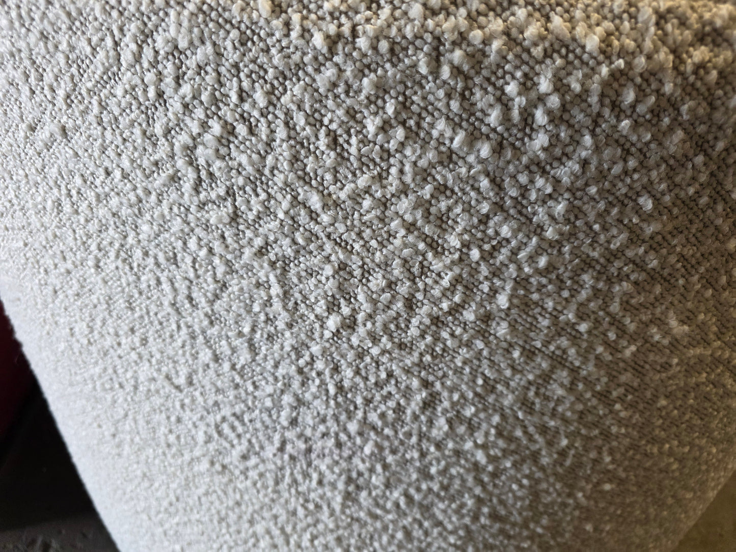 36" Fabric Boucle Swivel Chair