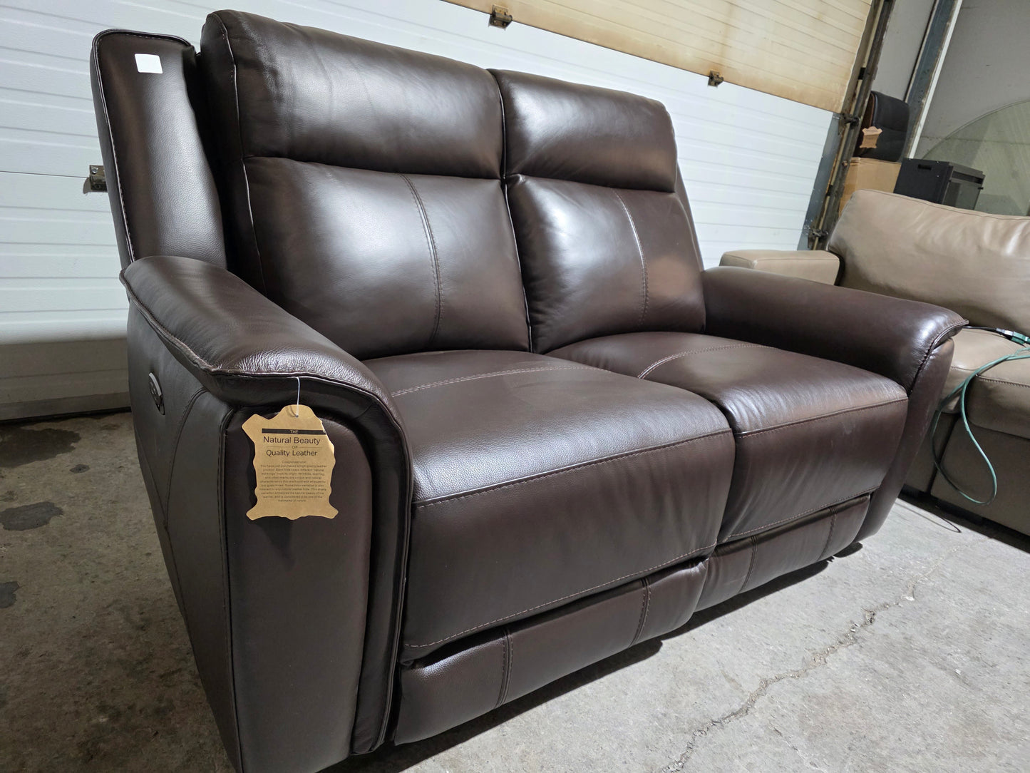 Addyson 64" 2-Pc. Leather Sofa with 2 Zero Gravity
Recliners with Power Headrests/ Chocolate