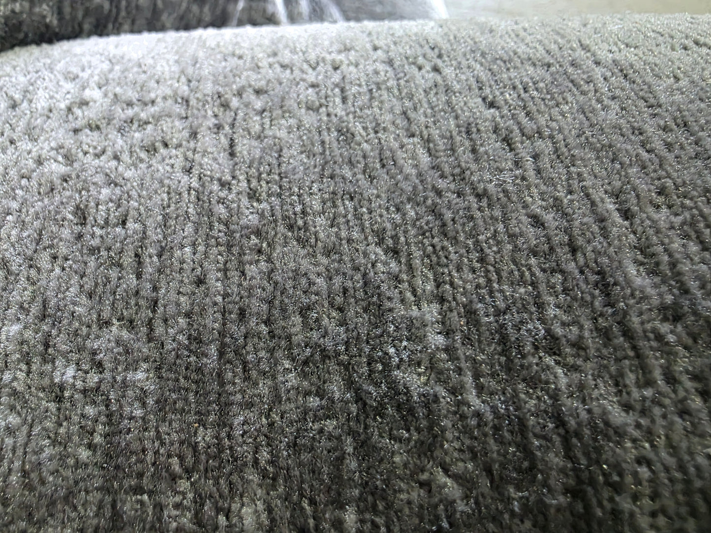 Grey Fabric Apartment Sofa