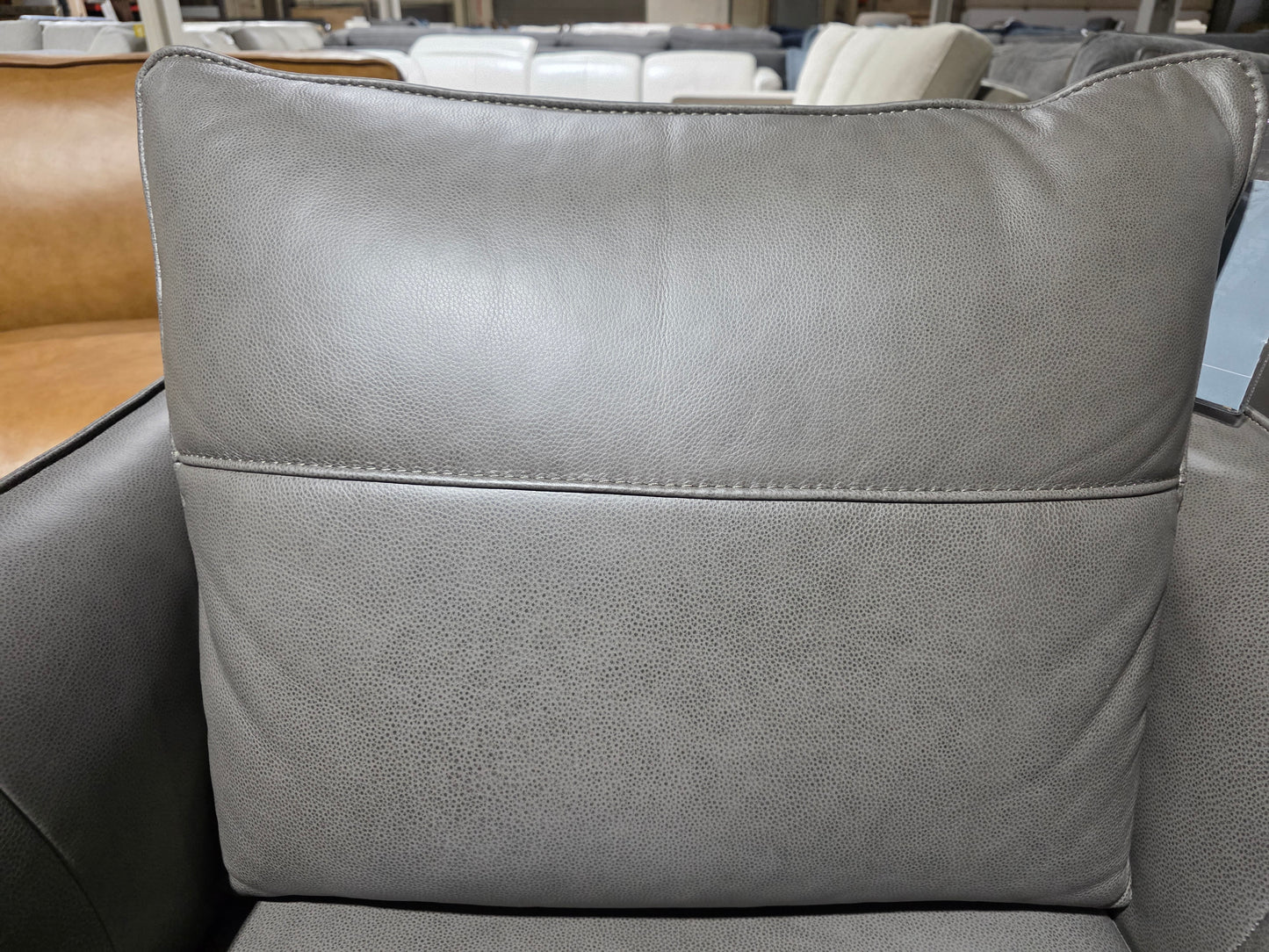 Kettner 34" Leather Chair (Charcoal)
