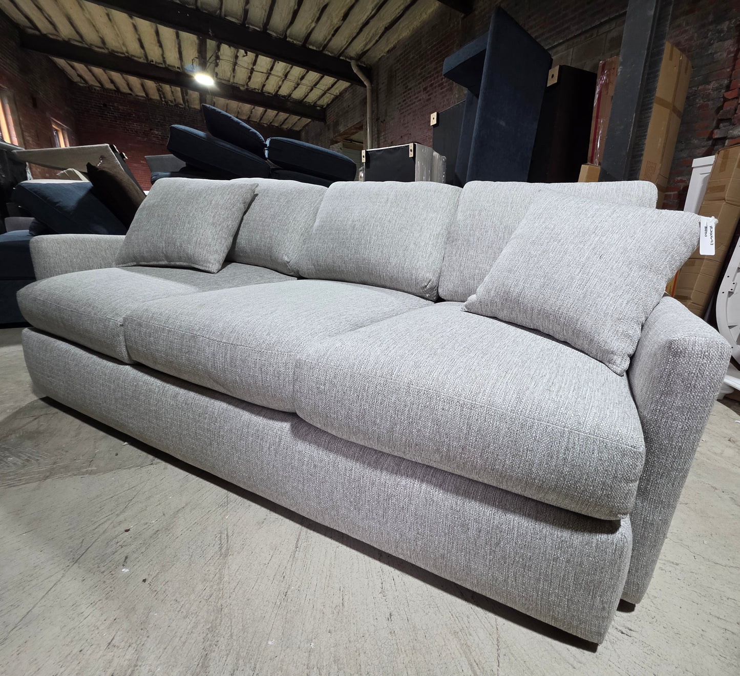 Tilmar Fabric Estate Sofa (Charcoal)