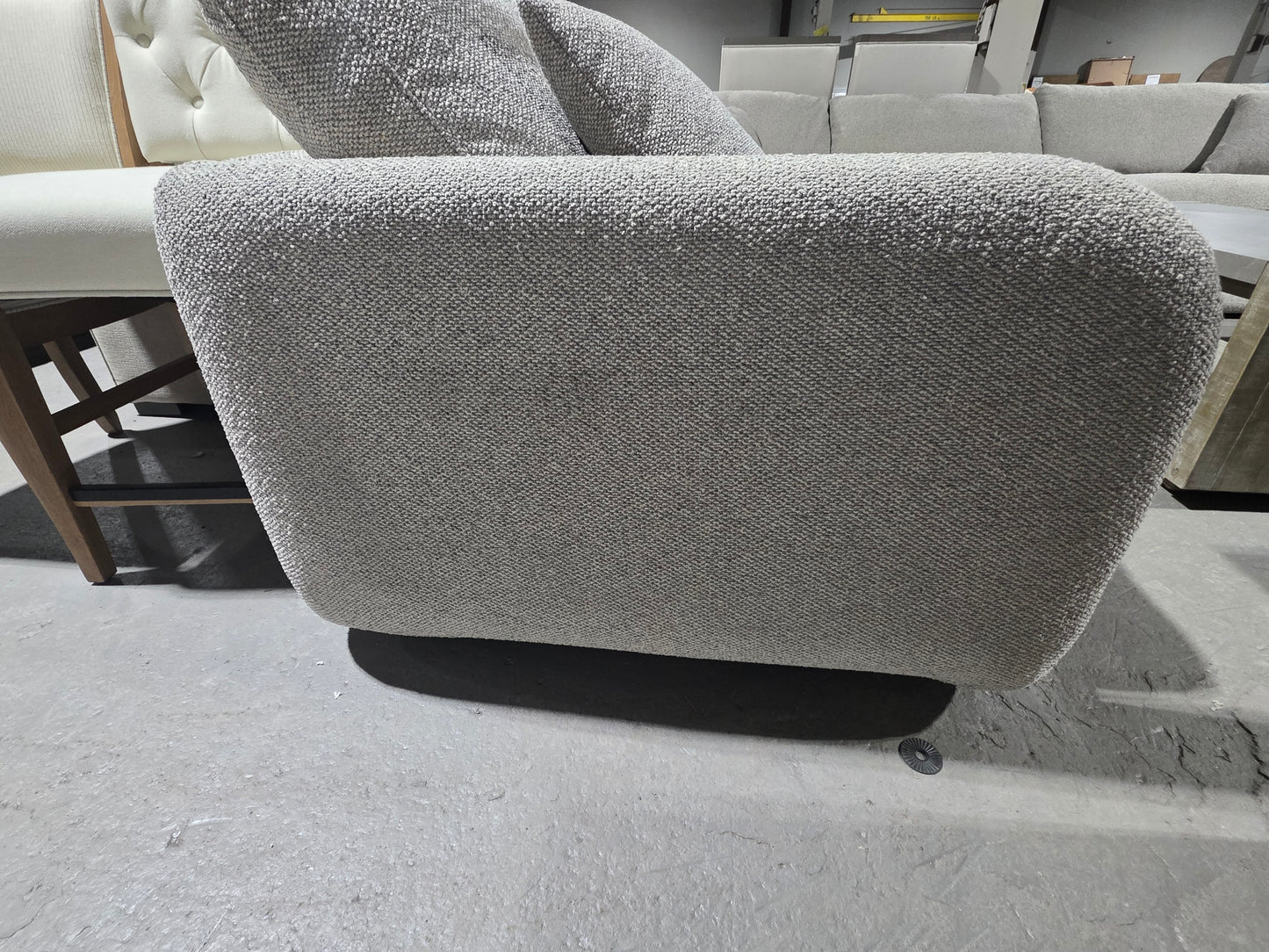 Daryll 5-Pc Fabric L Sectional (Granite)