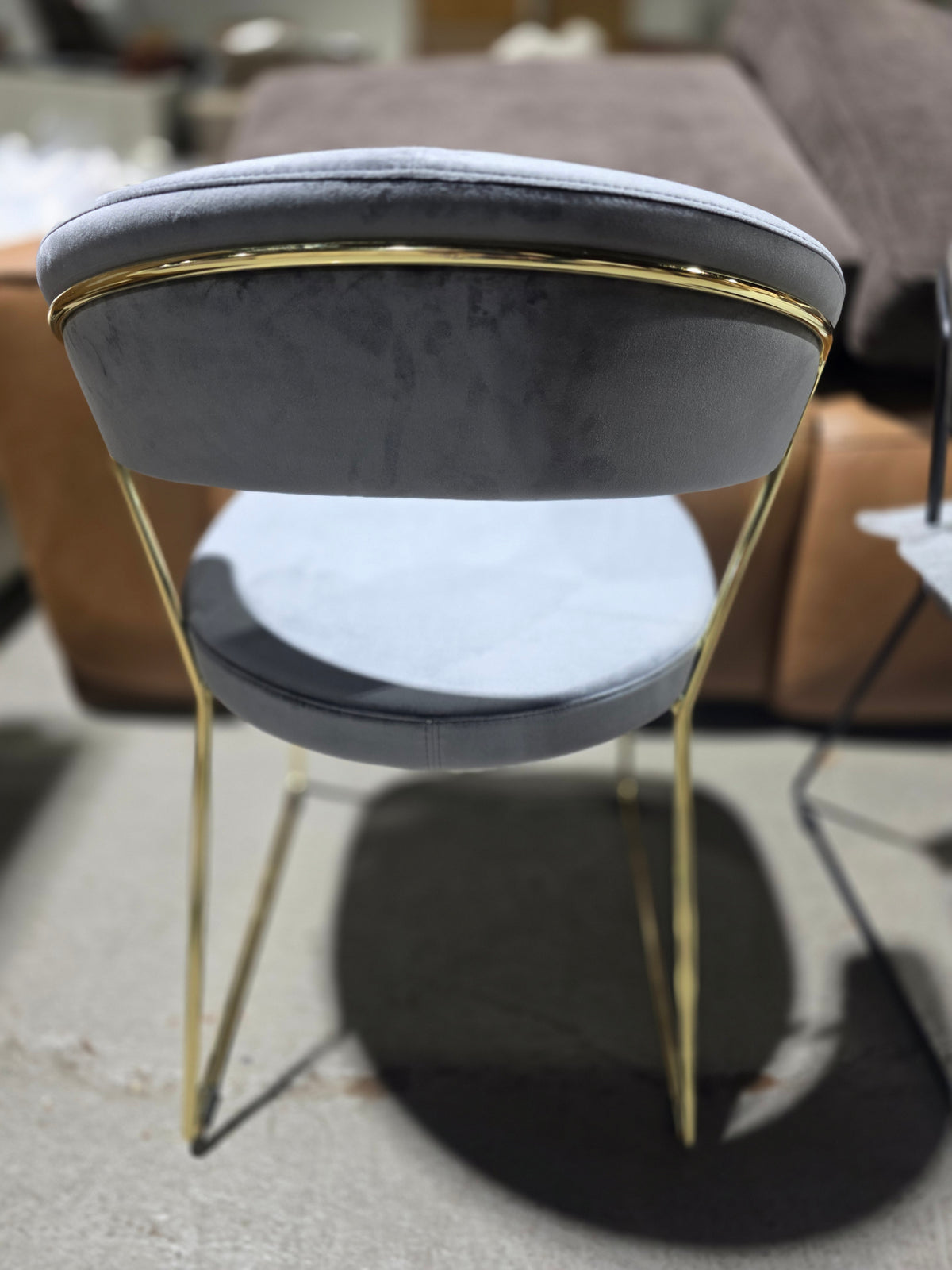 Calligaris New York Dining Chair (Blue Velvet)