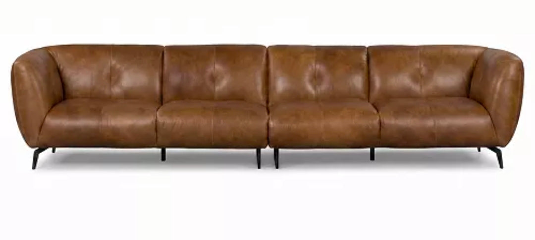 Avori Leather 2-Piece Sofa