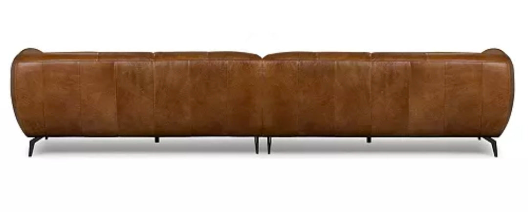 Avori Leather 2-Piece Sofa