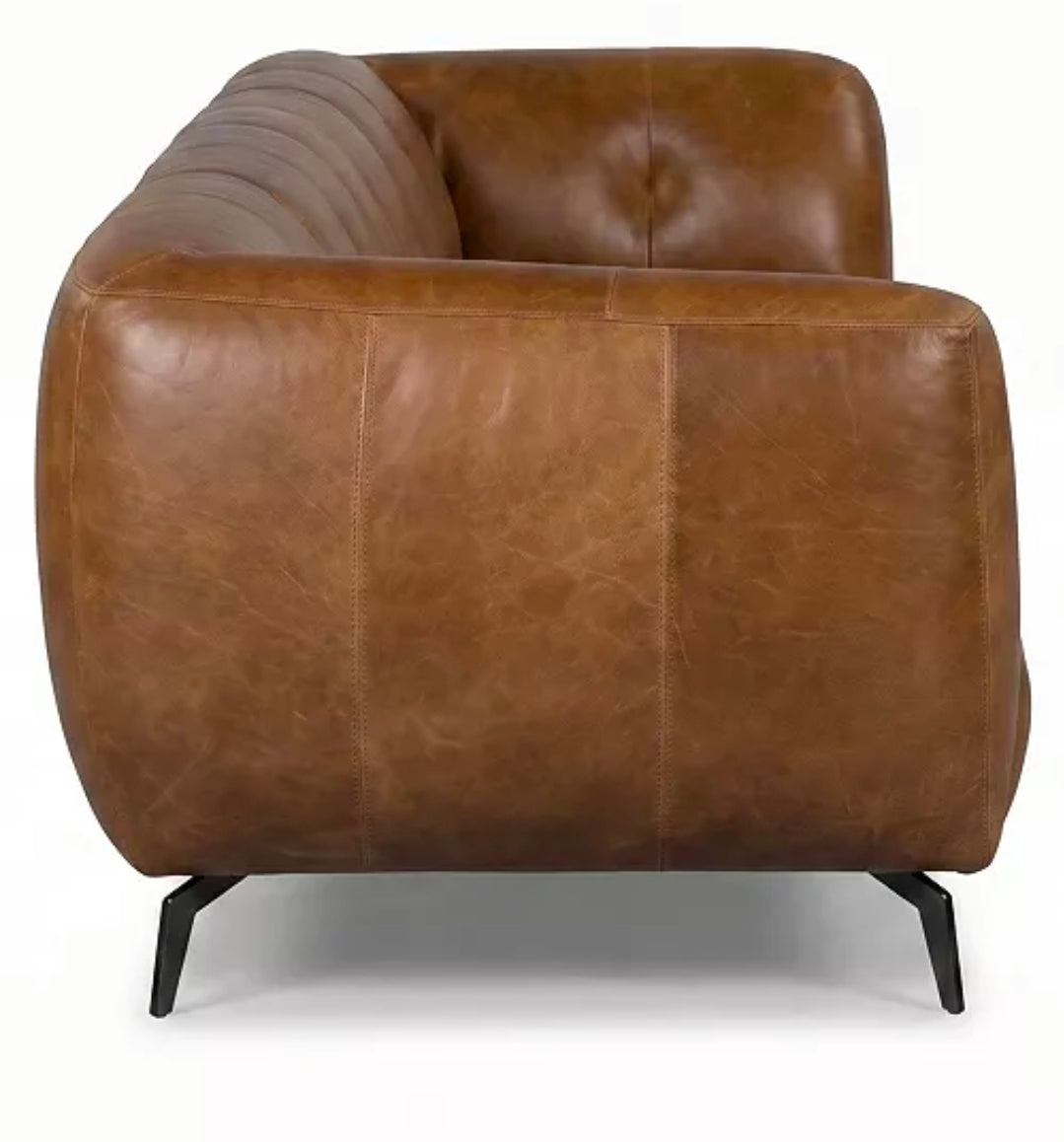 Avori Leather 2-Piece Sofa