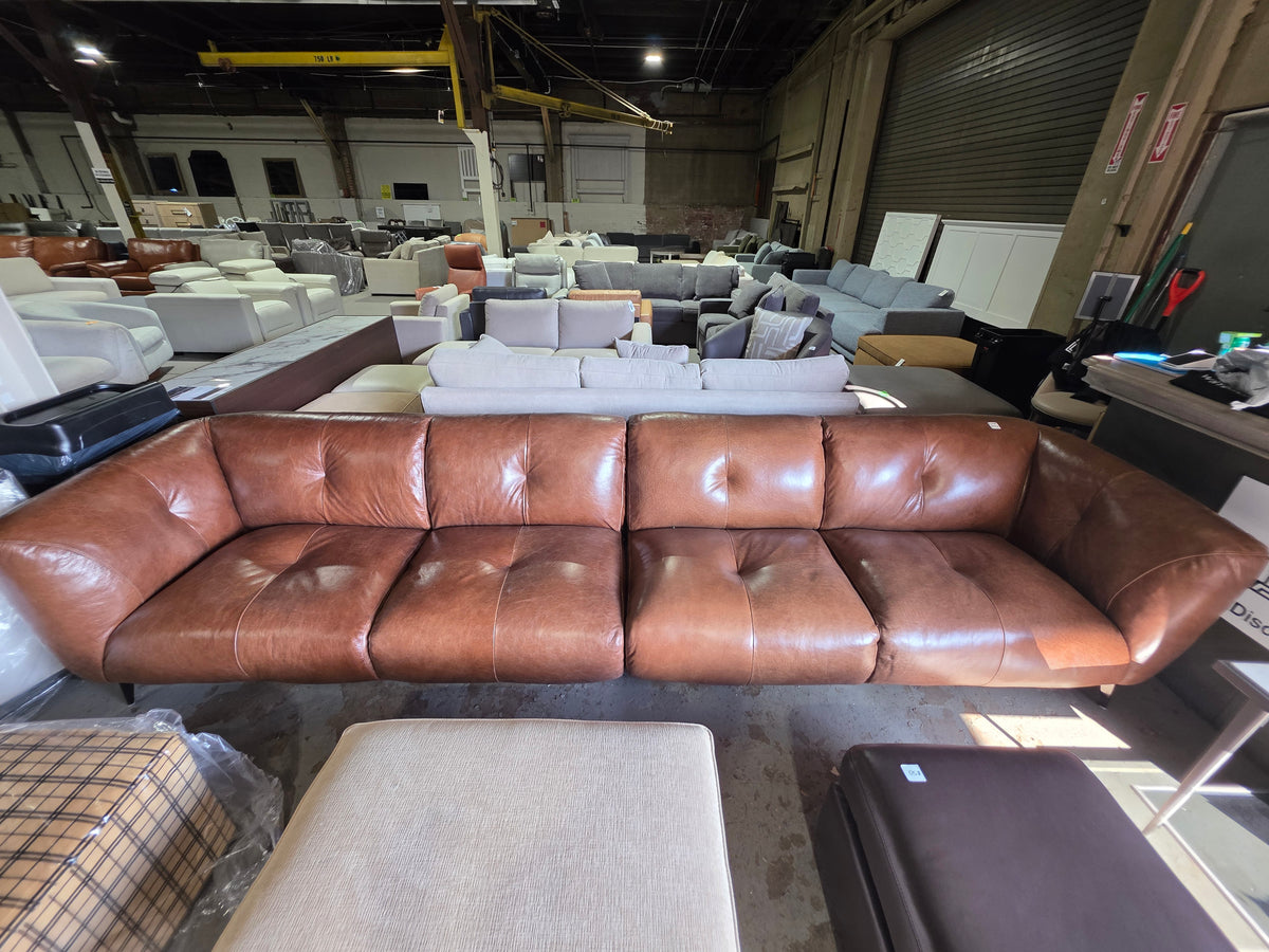 Avori Leather 2-Piece Sofa