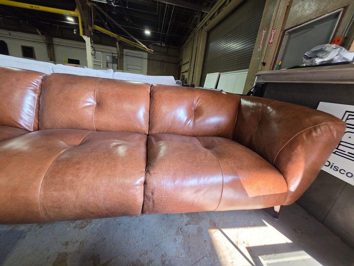 Avori Leather 2-Piece Sofa