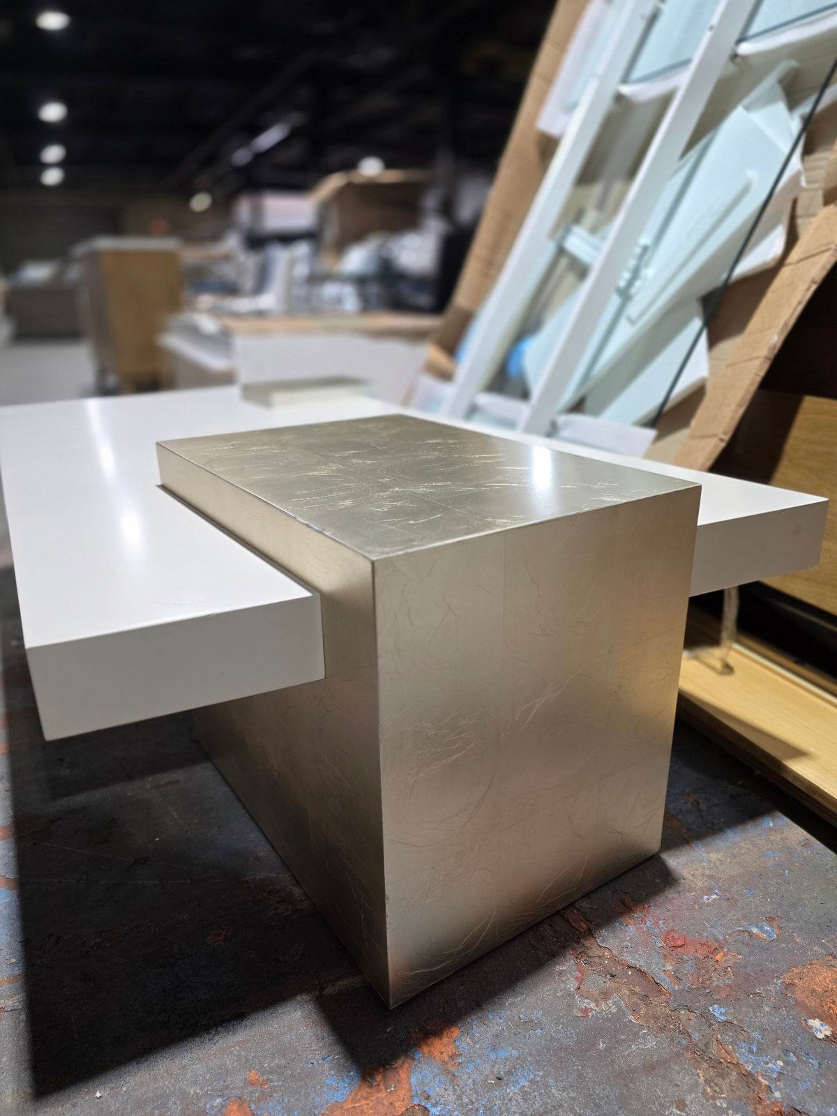 Float Single Coffee Table by Caracole