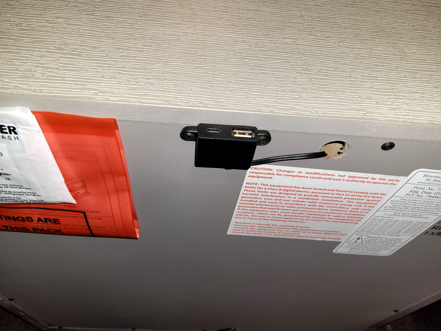 Cascade Two-Drawer Nightstand