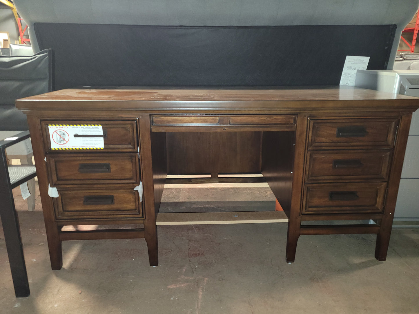 Caruth Executive Desk (Brown)