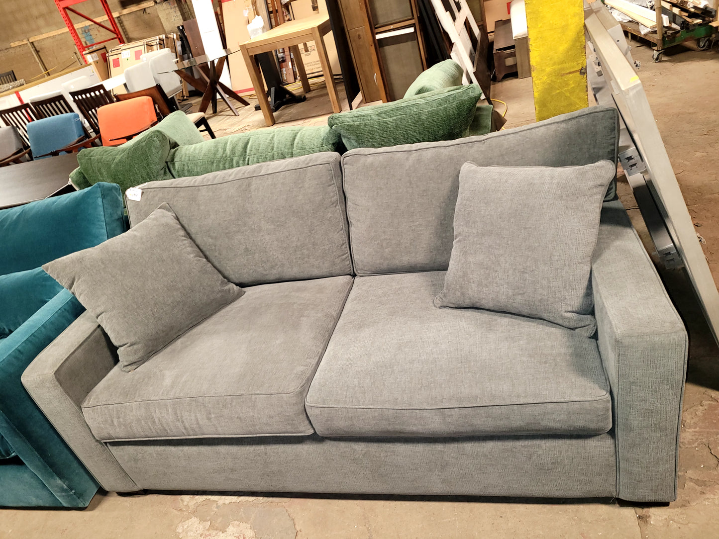 Radley 62" Fabric Loveseat (Grey)