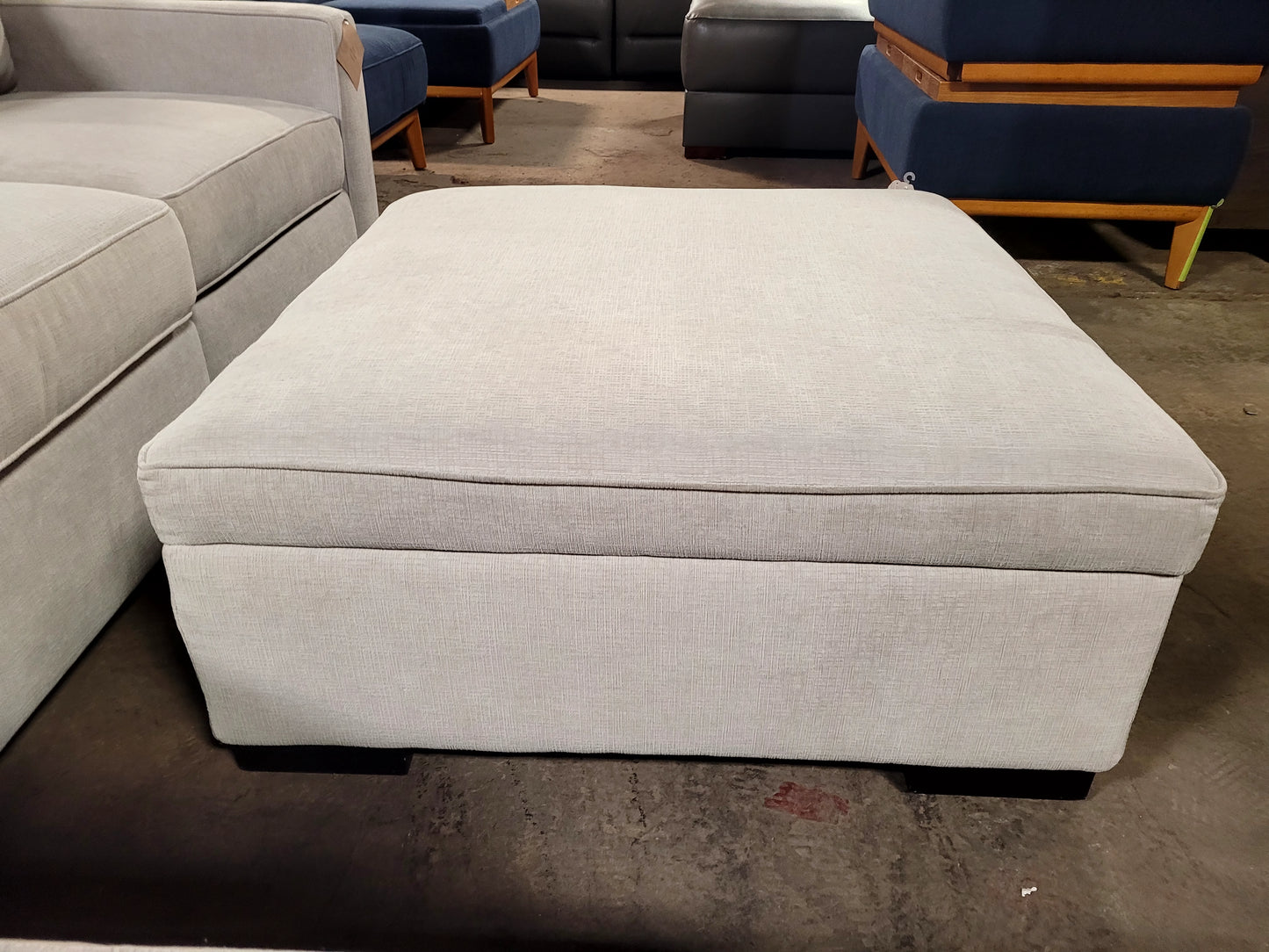 36" Radley Beige Ottoman