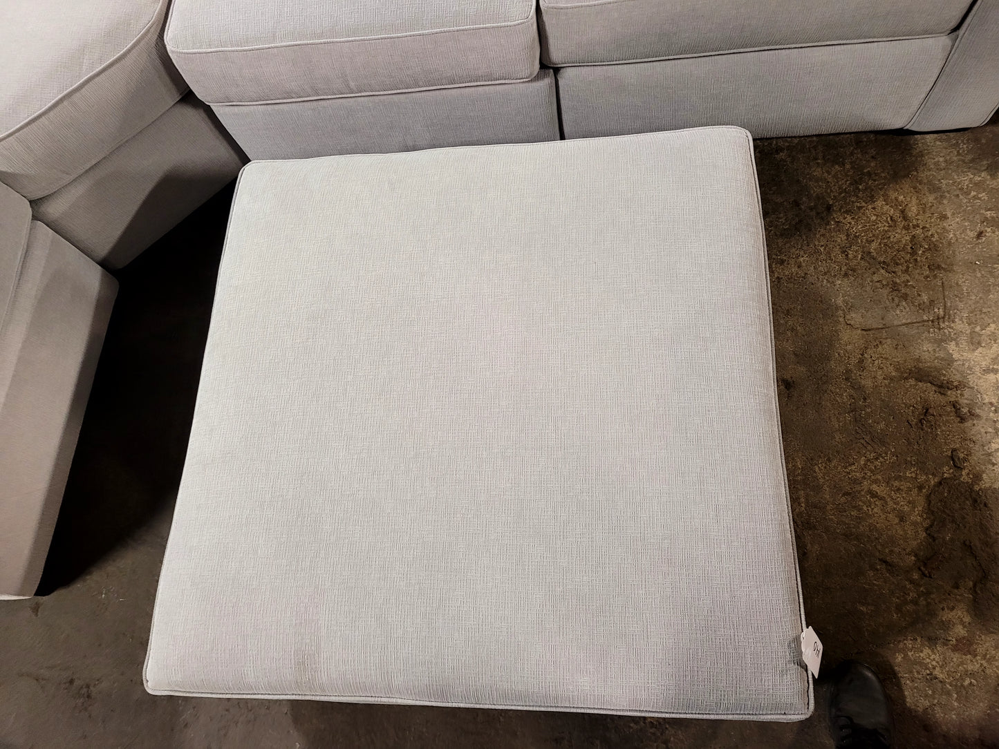 36" Radley Beige Ottoman