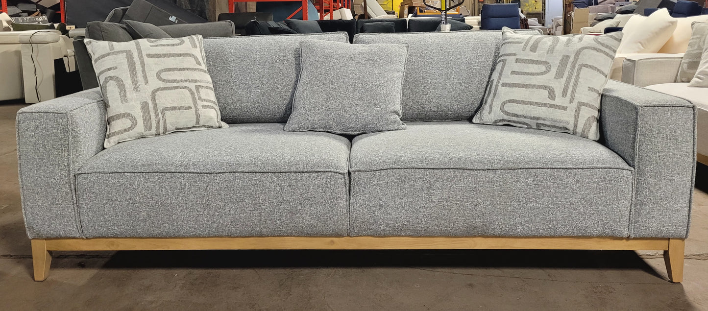 92" Fabric Sofa (Gray)