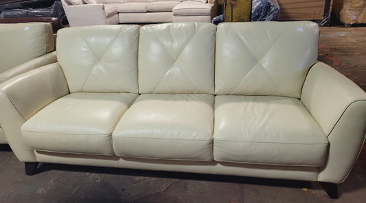 Myia 85" Leather Sofa