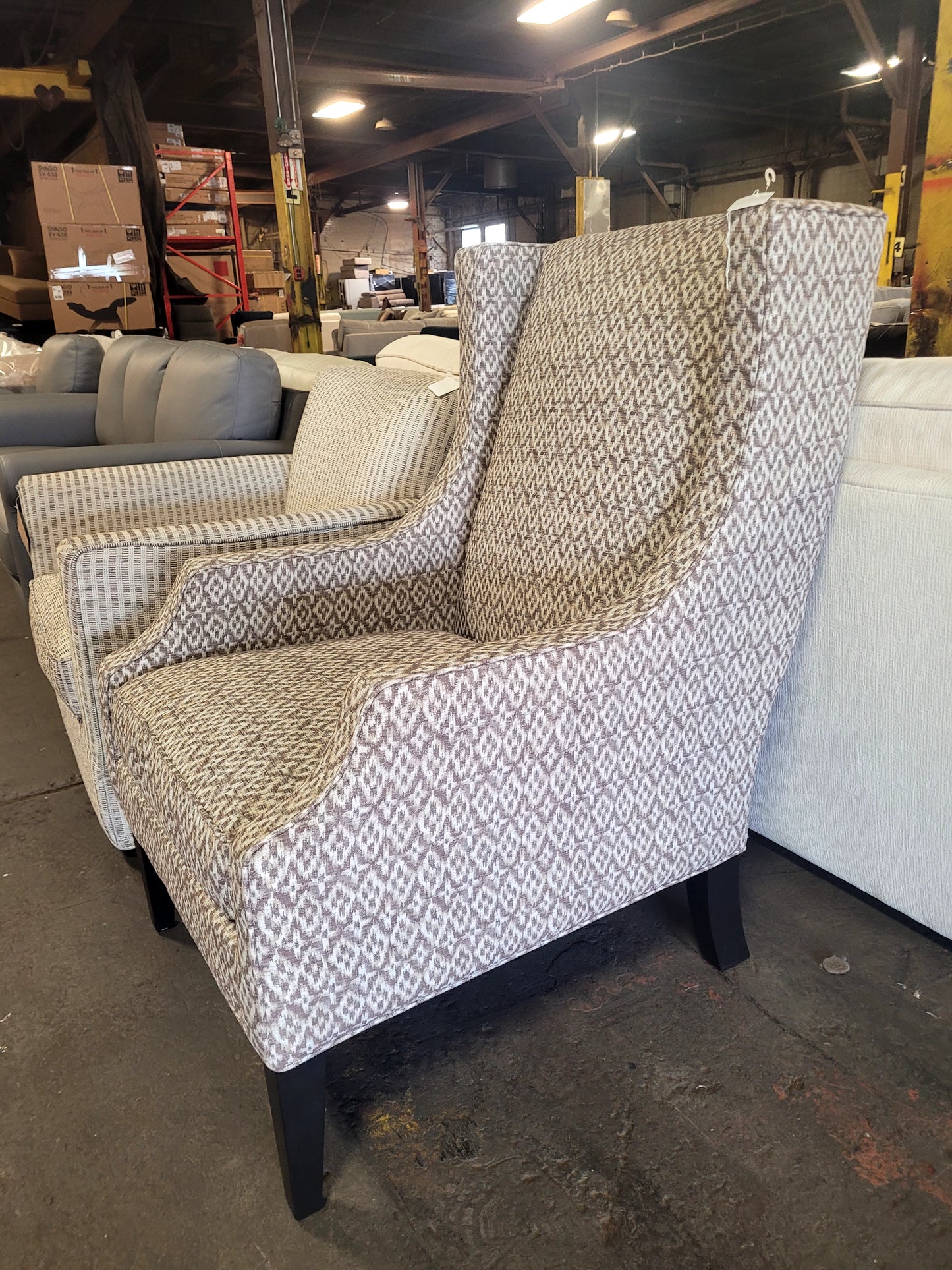 Kallison Fabric Wing Chair