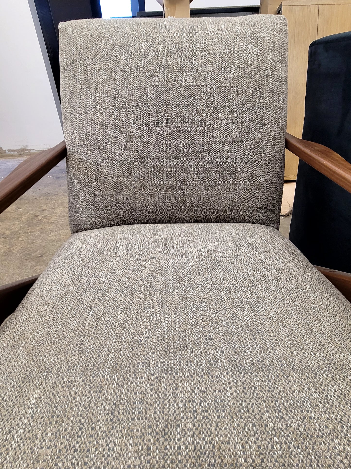 Swaxon Fabric Wood Chair