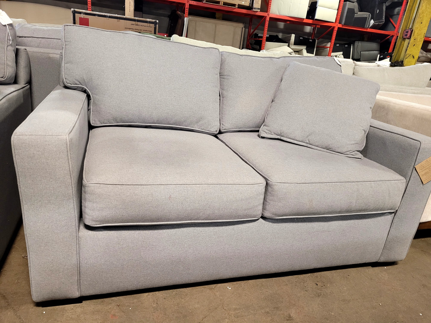 Radley Loveseat (Custom Grey Fabric)