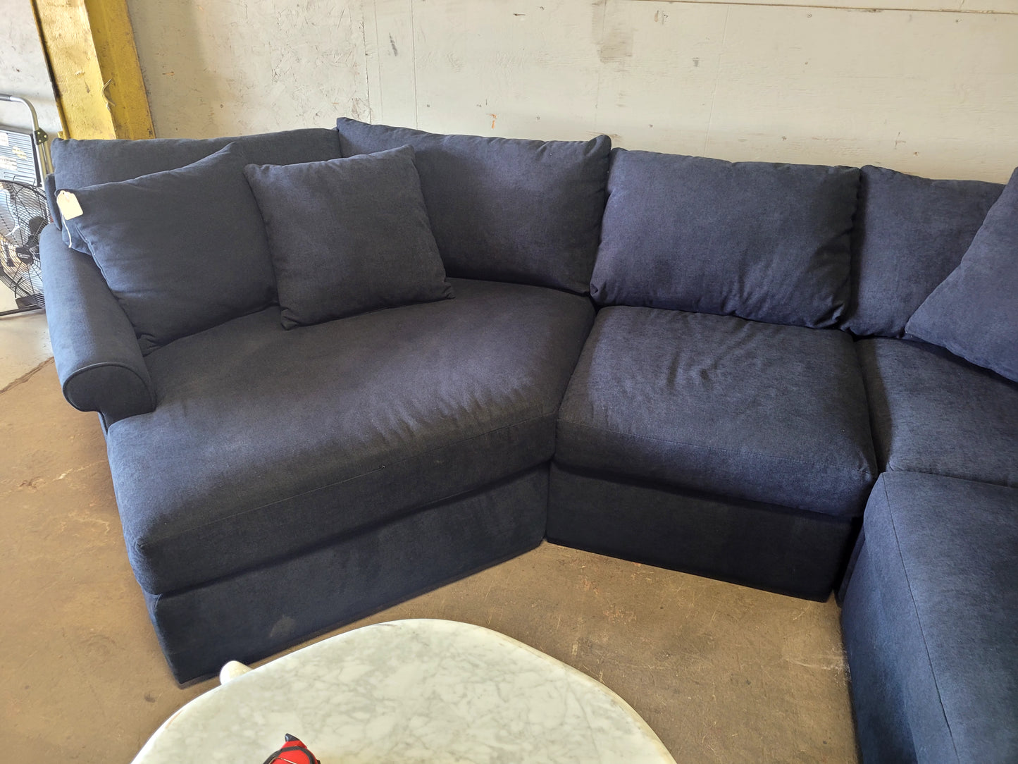 4pc Rollarm Cuddler Sectional