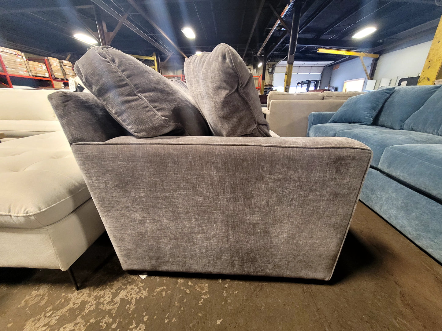 Radley 86" Sofa (Custom Grey Fabric)