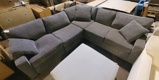 Radley 3pc Sectional (Heavenly Mocha Grey)