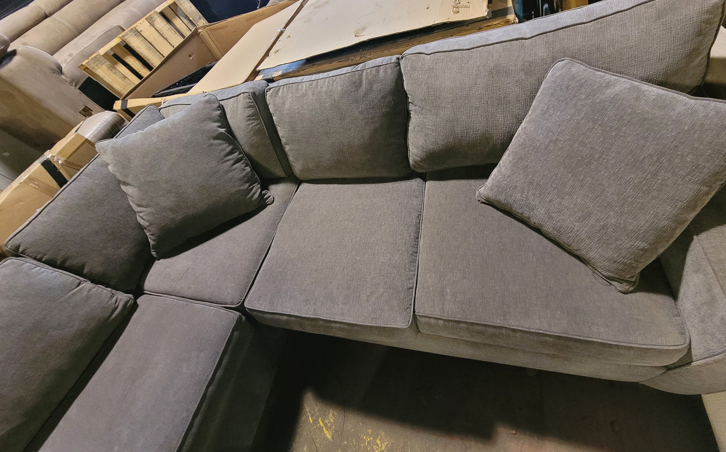 Radley 3pc Sectional (Heavenly Mocha Grey)