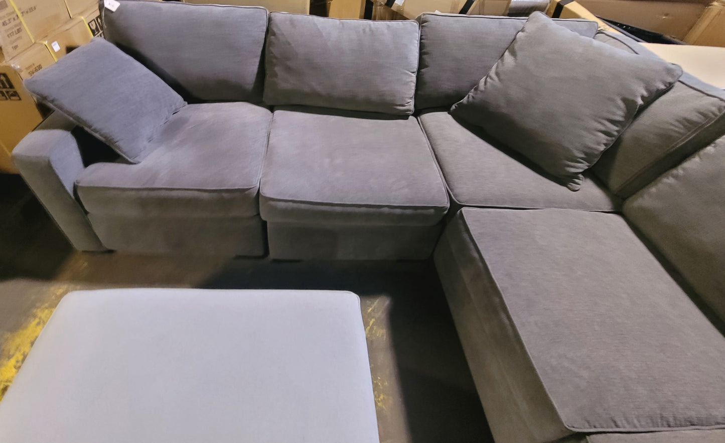 Radley 3pc Sectional (Heavenly Mocha Grey)