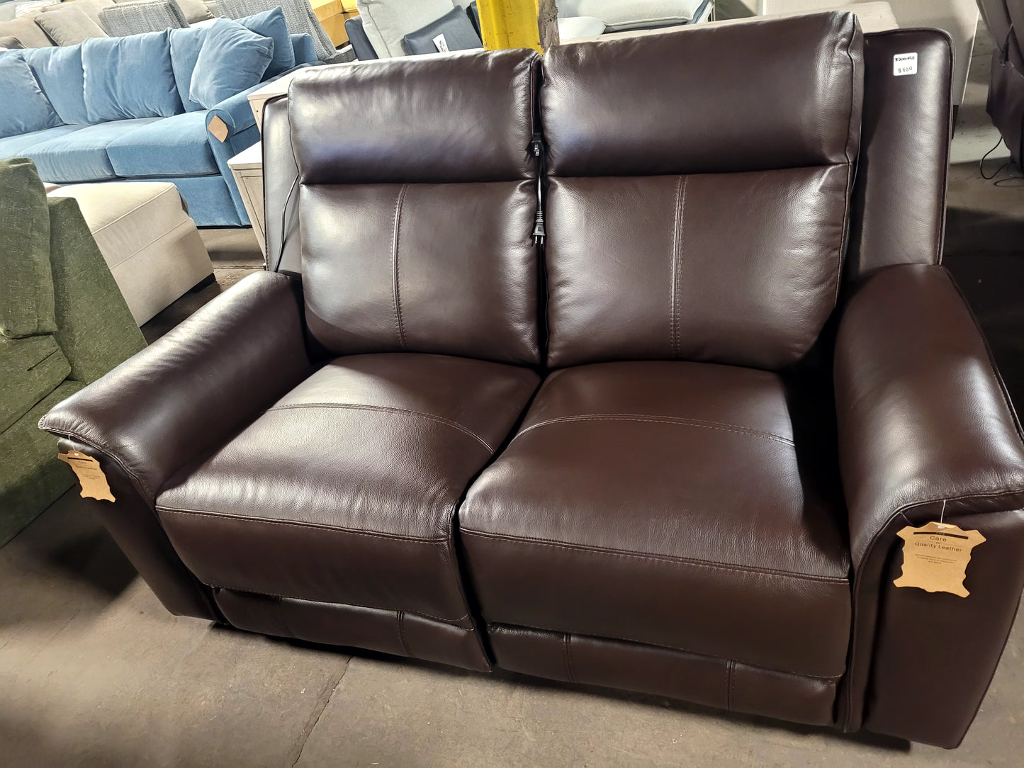 Addyson 64" 2-Pc. Leather Sofa with 2 Zero Gravity
Recliners with Power Headrests/ Chocolate