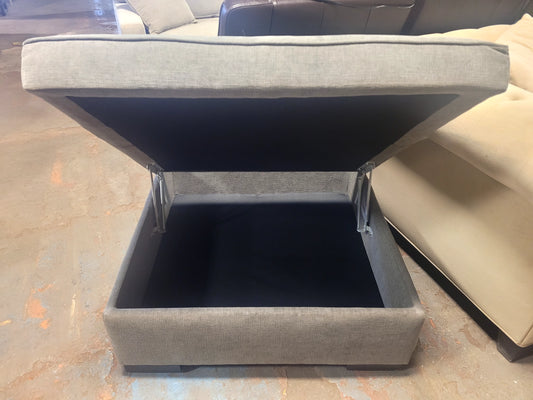 36" Radley Storage Ottoman (Heavenly Mocha Grey)