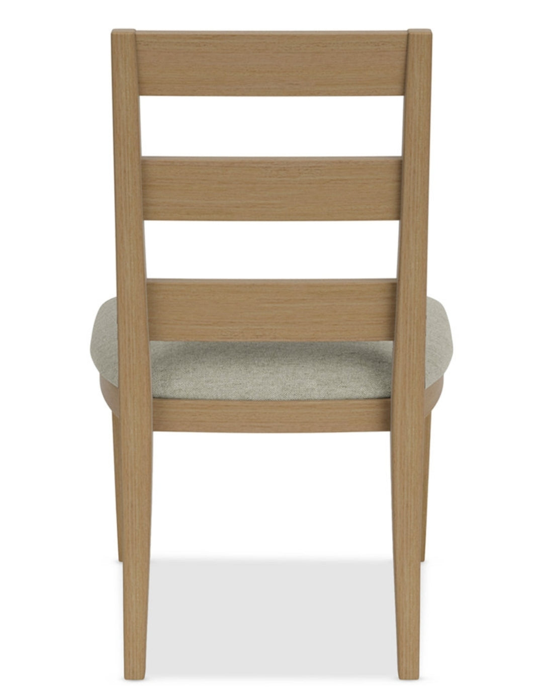 Davie Dining Side Chair with Upholstered Seat (Pale Oak)