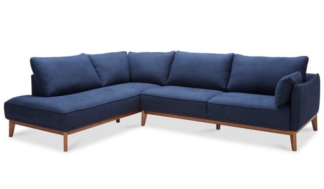 Jollene 113" 2-Pc. Fabric Sectional (Midnight Blue)