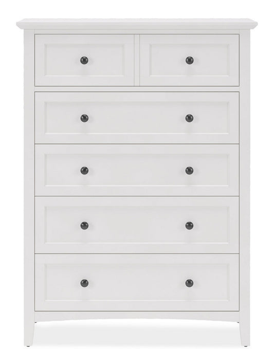 Hedworth Chest (White) 5 Drawer