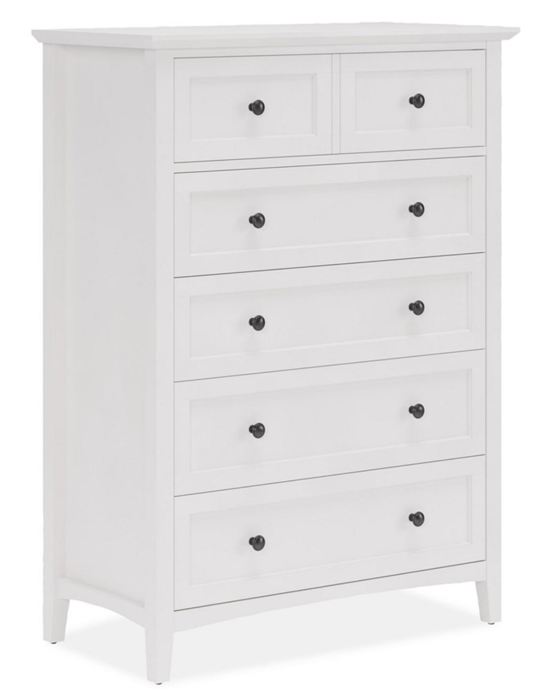 Hedworth Chest (White) 5 Drawer