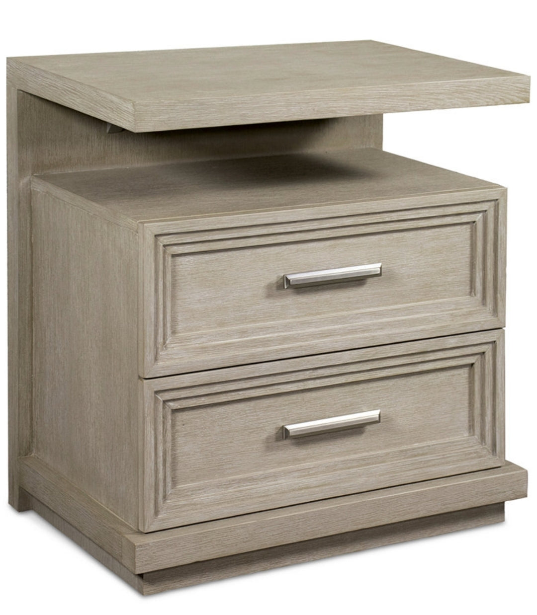 Cascade Two-Drawer Nightstand