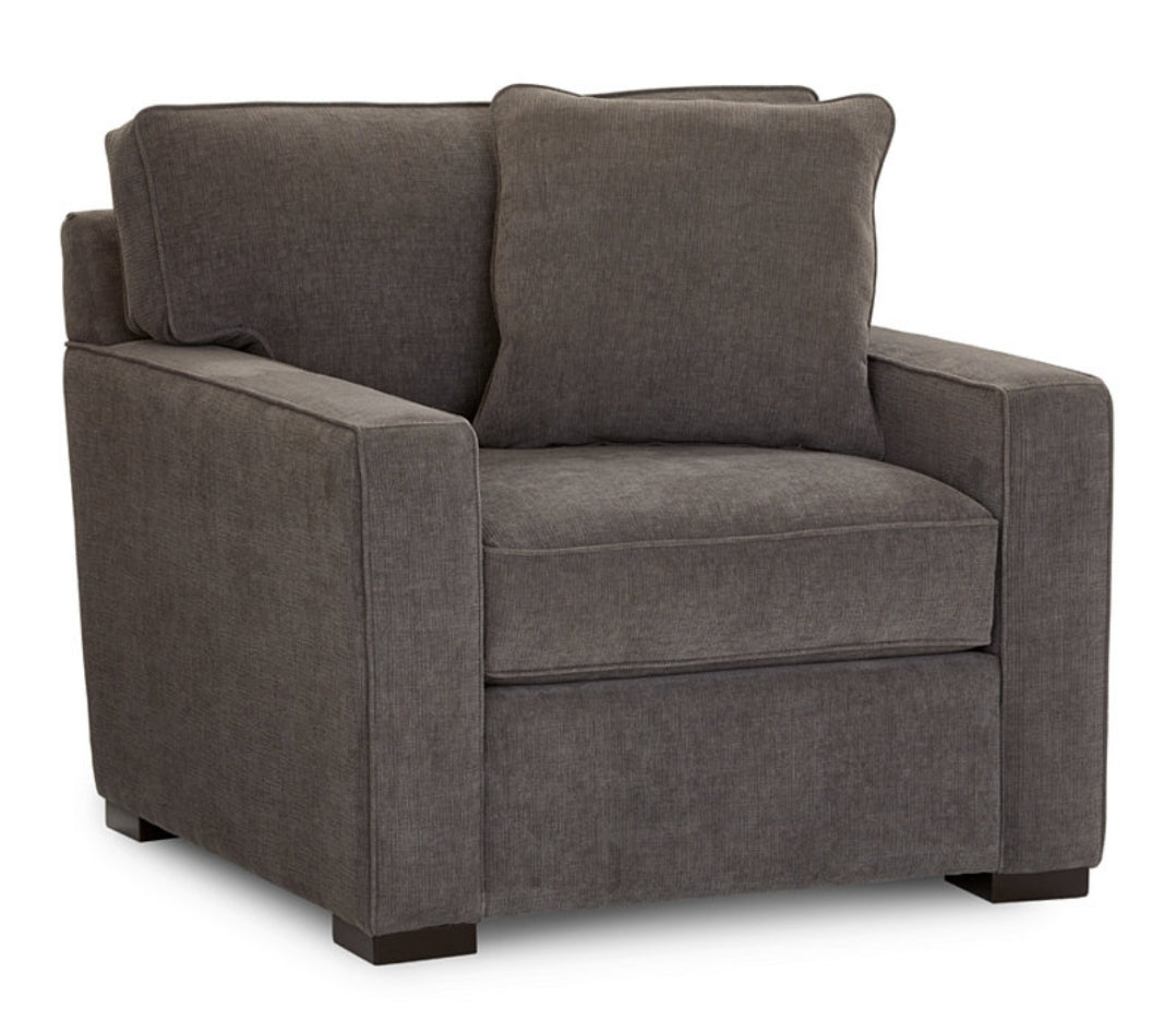 Radley 38" Fabric Armchair (Heavenly Mocha Grey)