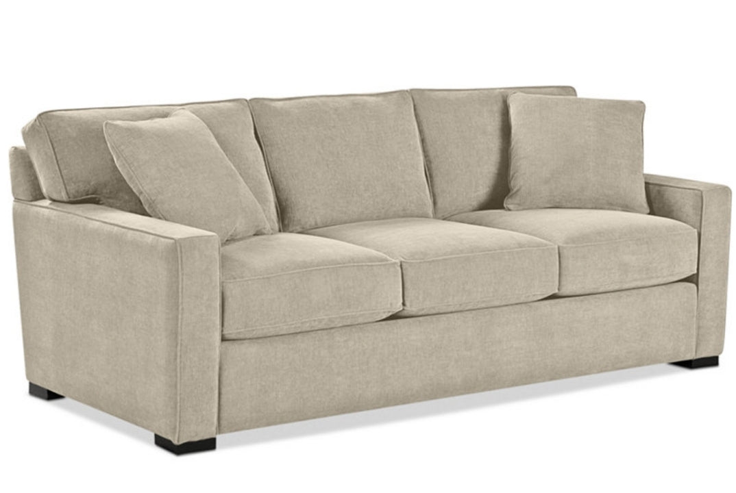 Radley 86" Fabric Sofa (Beige)