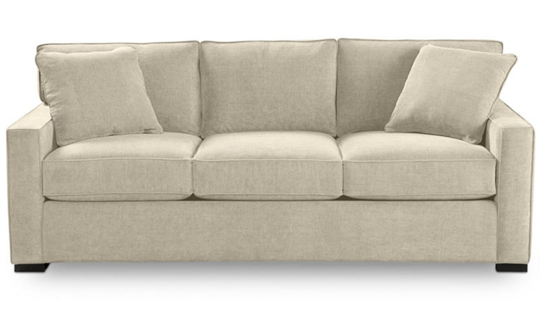 Radley 86" Fabric Sofa (Beige)