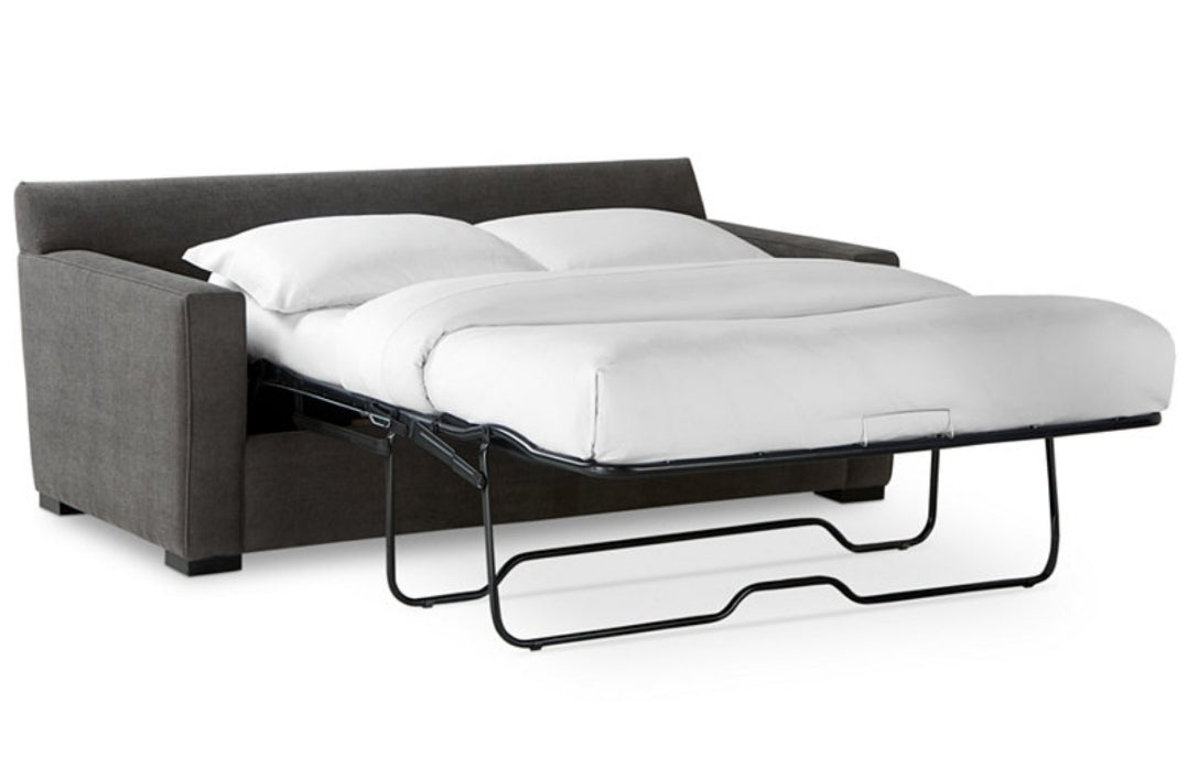 Radley 74" Fabric Full Sleeper Sofa Bed (Heavenly Mocha Grey)