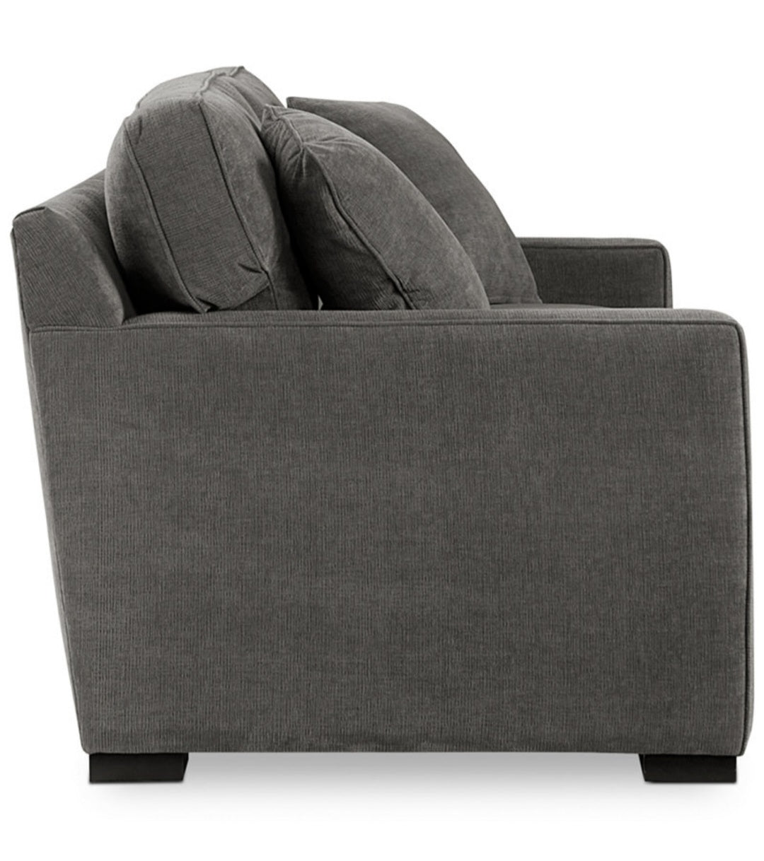 Radley 74" Fabric Full Sleeper Sofa Bed (Heavenly Mocha Grey)