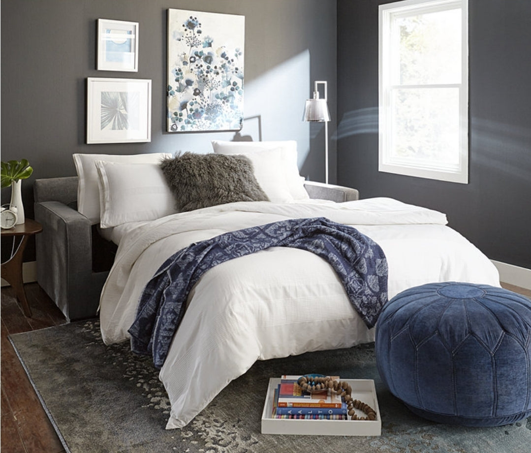 Radley 74" Fabric Full Sleeper Sofa Bed (Heavenly Mocha Grey)