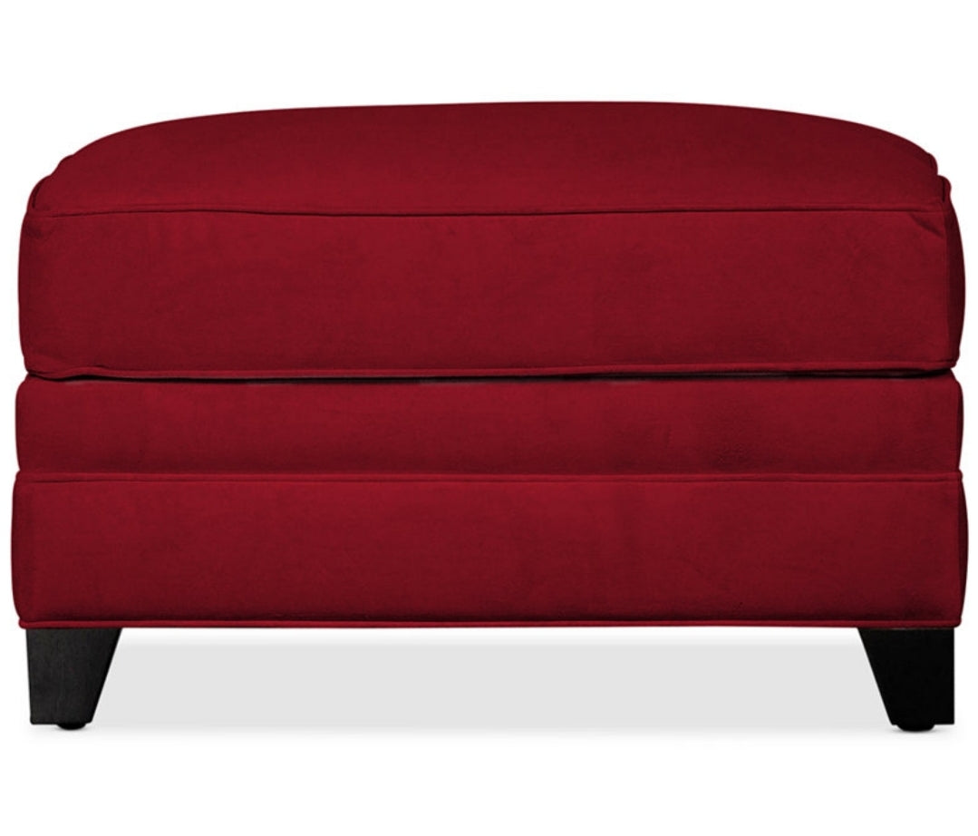 Kallison 32" Fabric Ottoman (Pinot)