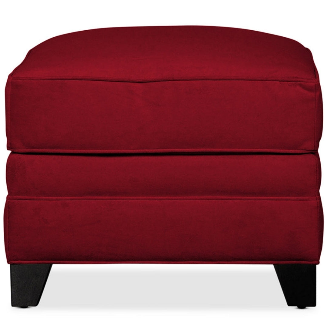 Kallison 32" Fabric Ottoman (Pinot)